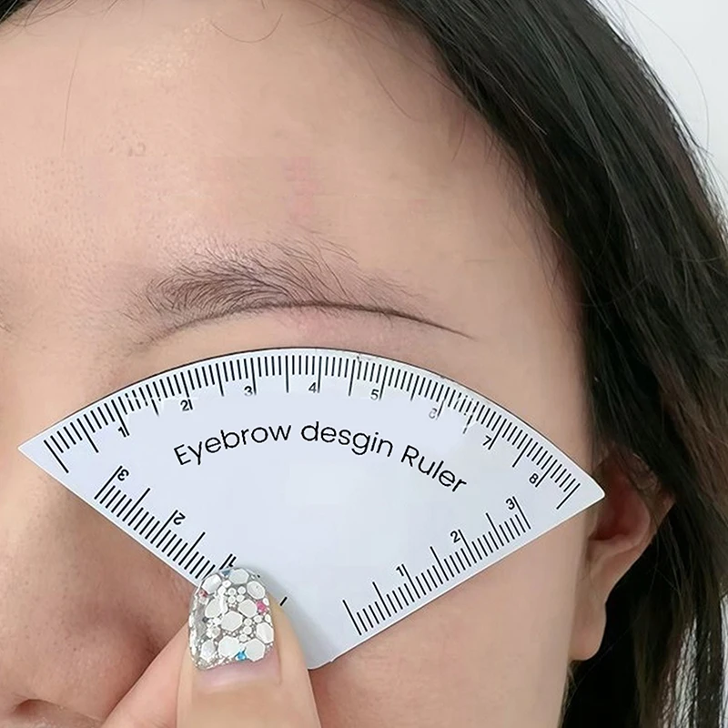 

Fast Drawing Eyebrow Design Ruler Microblading Mapping Tool Shaping Permanent Makeup Drawing Guide Ruler Tattoo Supplies Reuse