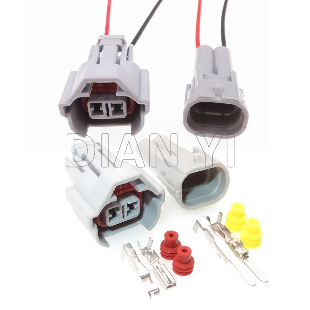 1 Set 2 Way Car Plastic Housing Waterproof Plug For Nissan 6189-0039 6189-0074 6189-0035 AC Assembly Auto Nozzle Wire Socket