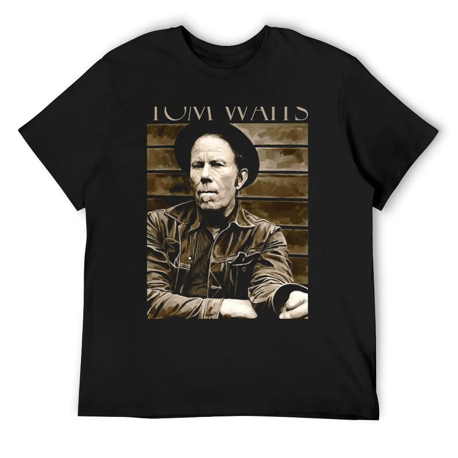 

Tom Waits T-Shirt vintage graphic tee anime clothes clothes for men