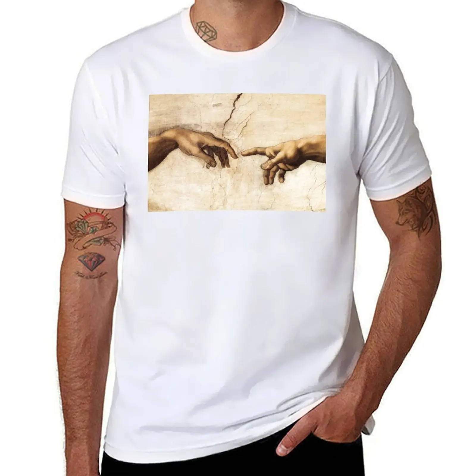 

Creation of Adam T-Shirt man graphic t shirt man t shirt luxury T-Shirt