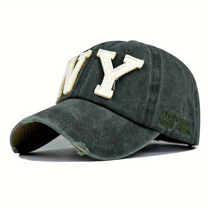 Men and Women Y2K Wind Ny Hole baseball cap outdoor sunscreen hat suitable for outdoor sports shade daily commuting