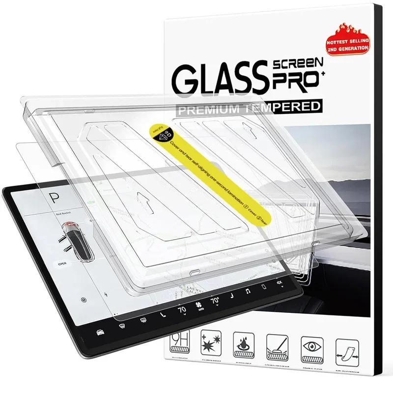 

15inch for Tesla Model 3/Y Highland Tempered Glass Film Protector Center Control Touch Screen Protective Film Anti Fingerprint