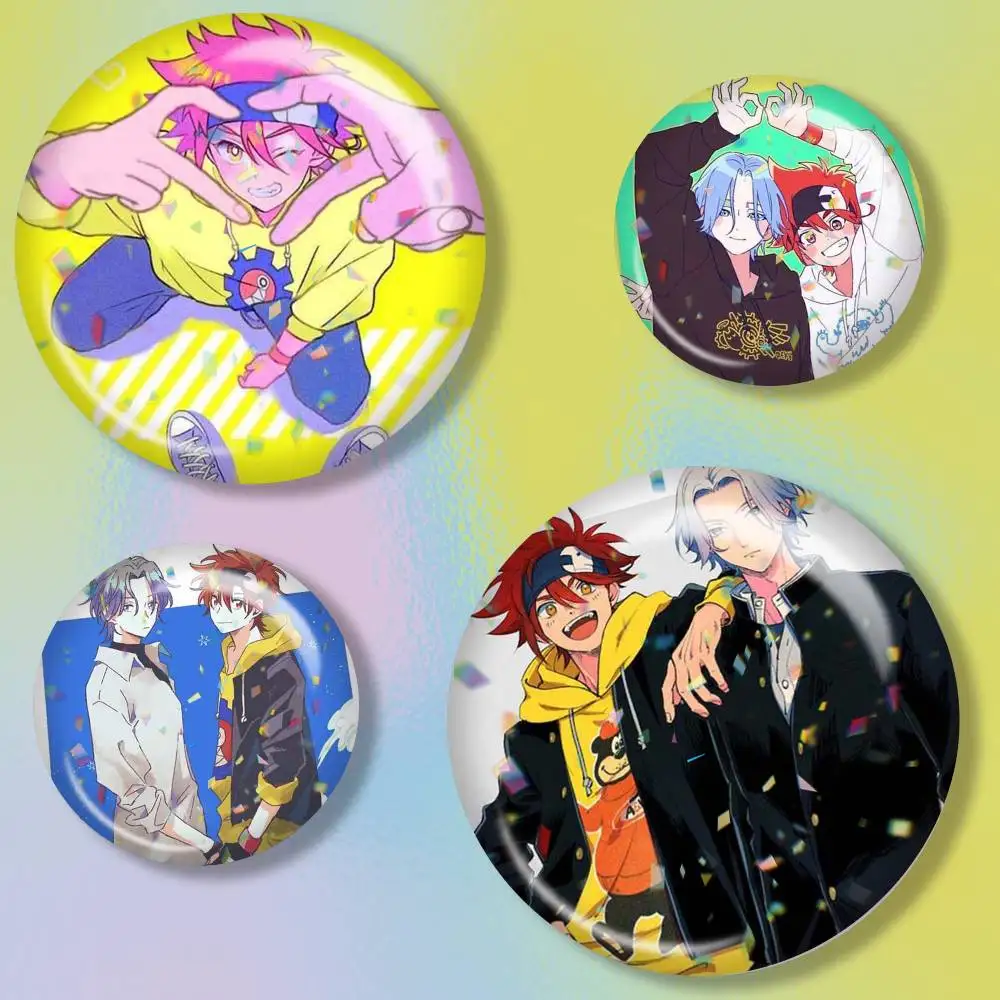 Anime S-SK8 The Infinity  Brooch Metal Decorative Brooch Pins for Backpack Clothes Jacket Accessories,Souvenir.