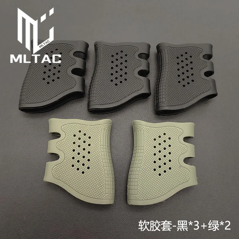 Tactical Airsoft Glock G17 G18 G19 Rubber Protect Cover for Holster Handle Rubber Anti Slip Grip Cover  Hunting Weapon Accessory