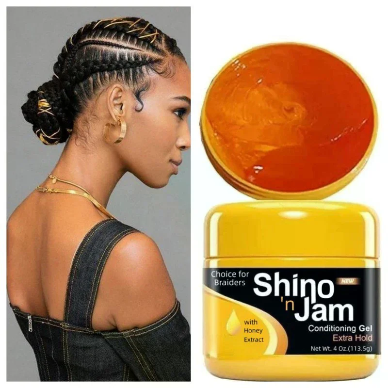 Hair Control Pomade Styling Braiding Cream For Lock And Twist Cornrow Tames Frizz Shine And Jam Edge Control Wax Braid Gel