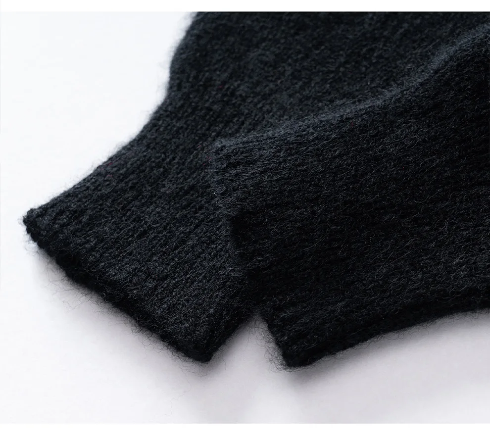 High Quality 100% Pure Cashmere Half Finger Gloves Women Soft Warm With Fourchettes Knitted Gloves For Driving Outdoor Sports