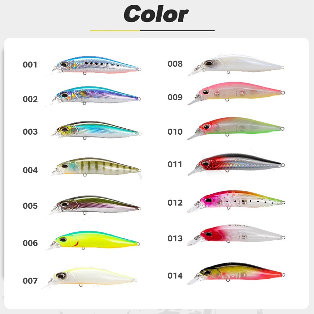 D1 Realis Minnow Fishing Lures Trout Lure 77mm/8.4g Suspending 65mm/5g Sinking Artificial Hard Wobblers For Bass 2020 Tackle - view 5