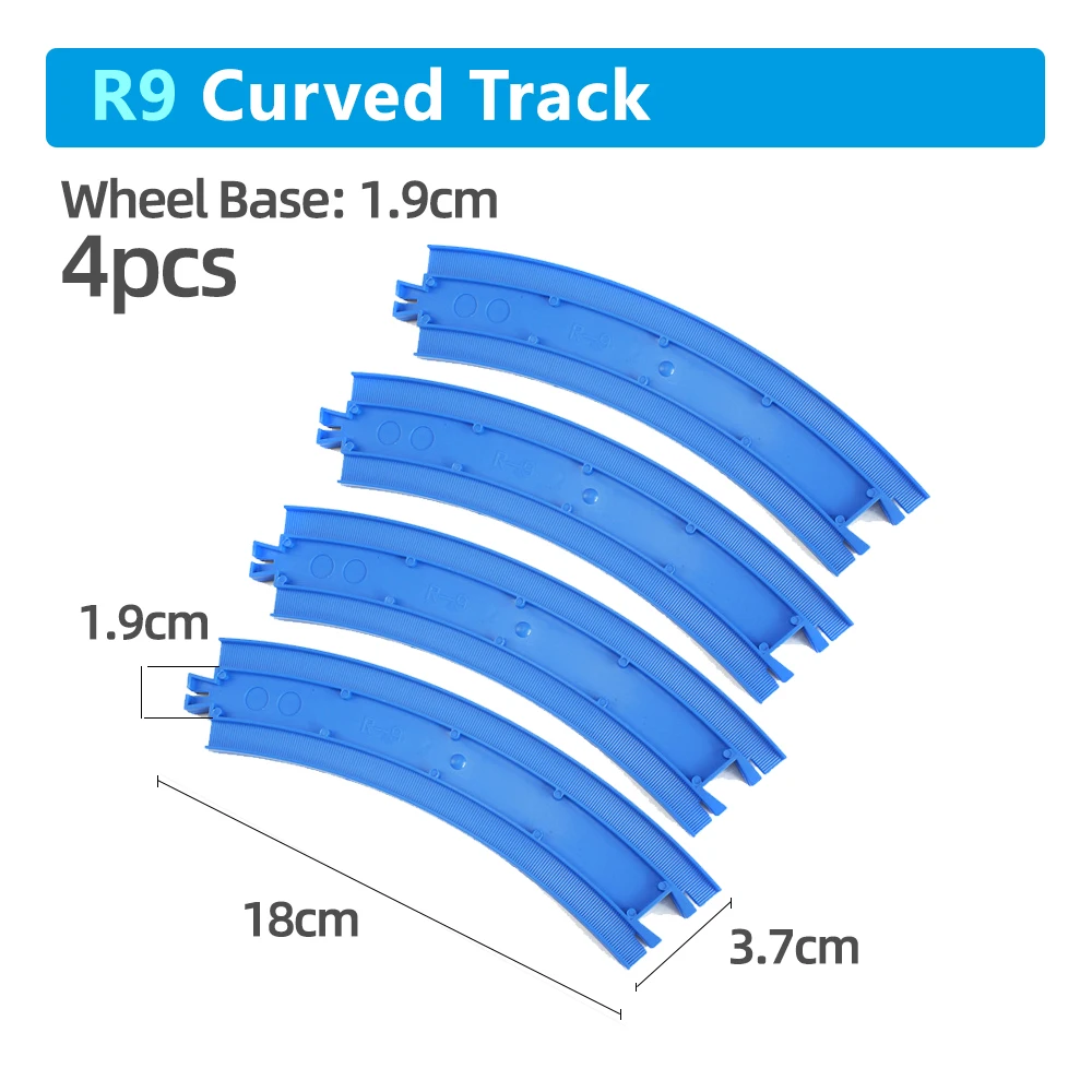 Alle Arten von Kunststoff Schiene Zug Gleis Teile Zubehör Kurve/gerade/Block/Brücke Schienen Geschenk für Jungen