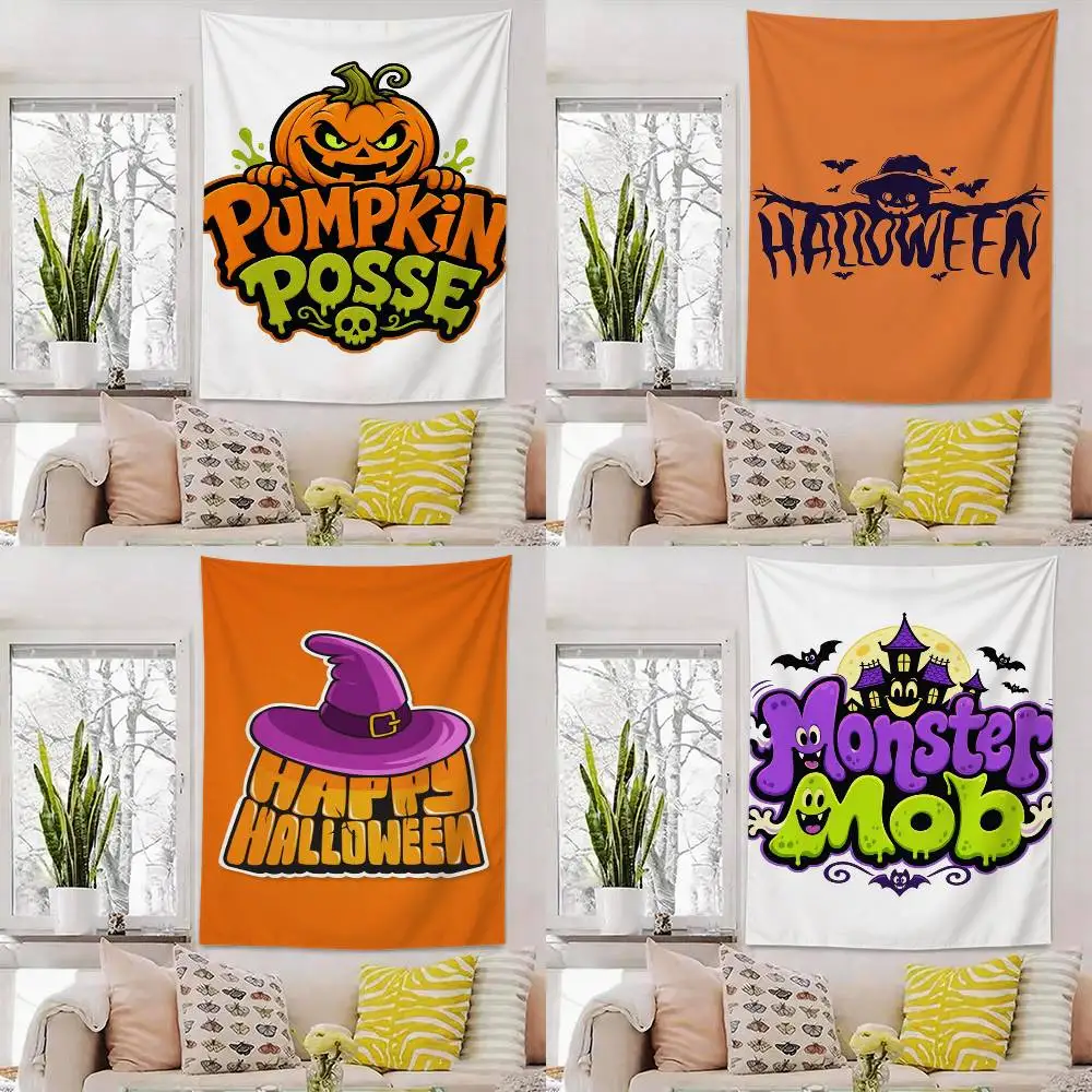 All Hallows Eve Flag Outdoor Decorations for Bedrooms Home Decor Items Banners Tapestry