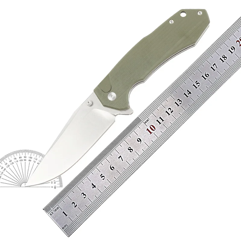 Portable Folding Camping Outdoor Pocket Knife D2 Blade G10 Handle Hunting Survival Utility Daily Fruit Knives EDC Tools