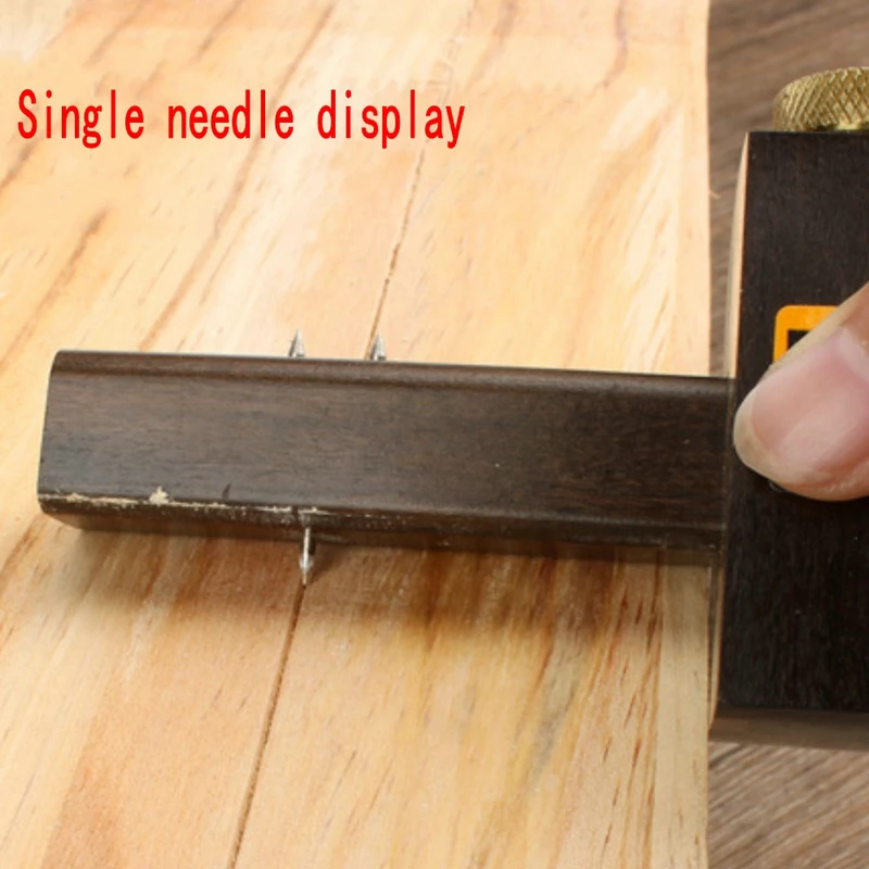 Luxury British Indonesia Ebony+Pure Copper Wearproof Carpenter Woodworking Tool 8 Inch Screw Cutting Gauge Mark Scraper Scribers