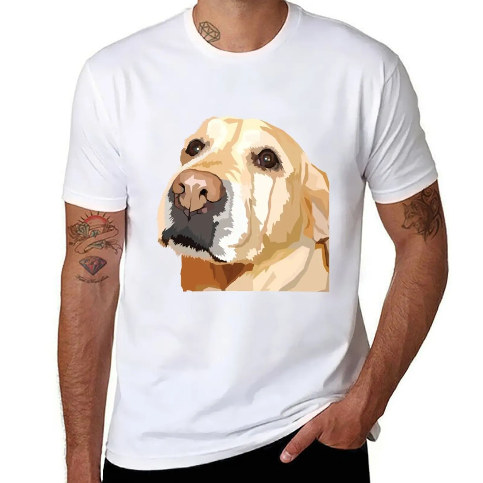 

Yellow Lab T-Shirt t shirts with prints anime t shirts for man T-Shirt
