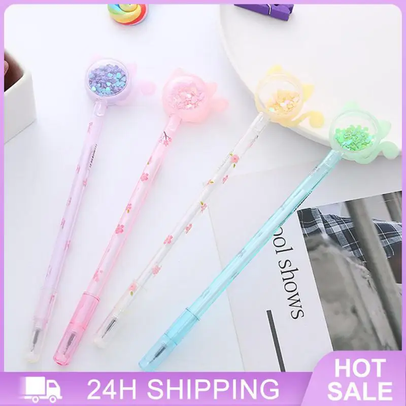 Нейтральная ручка отлично подходит для школы и офиса. Функция мигания. Увеличивает письмо. Кисть для удовольствия. Яркие блестки. Повседневная ручка.