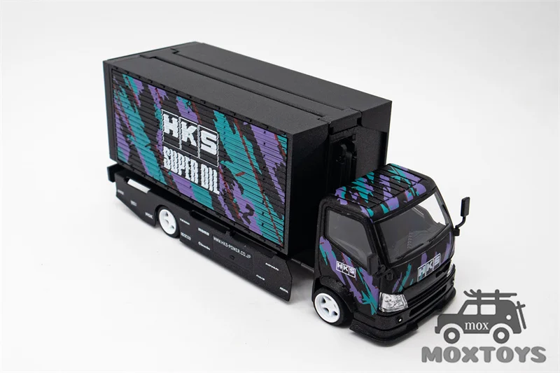 Micro Turbo 1:64 HKS Livery Custom Tow Truck Diecast Model Car