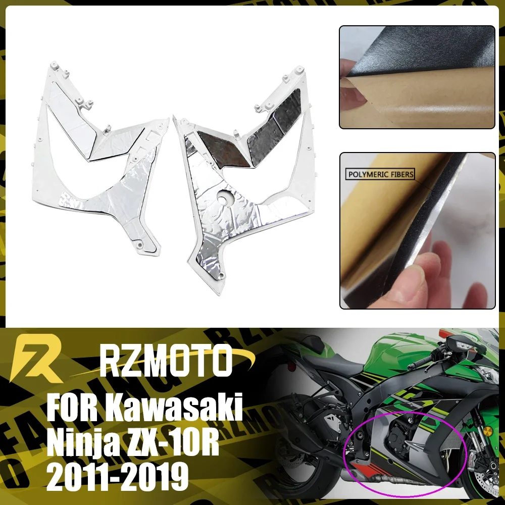

Heat Shield Fairing Melting Protection Pre-Cut Insulation Sponge Fit For Kawasaki ZX10R 2011-2019 universal model