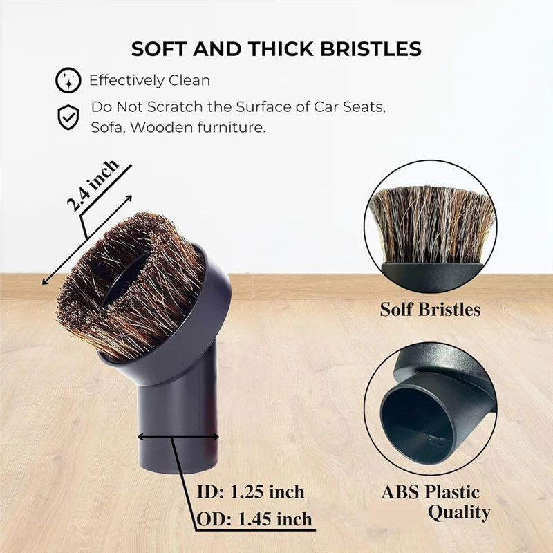 Комплект из 8 бытовых пылесосов A97G — подходит для насадок и аксессуаров размером 1-7/8 дюймов, 1-3/8 дюйма (35 мм), 1-1/4 дюйма (32 мм).