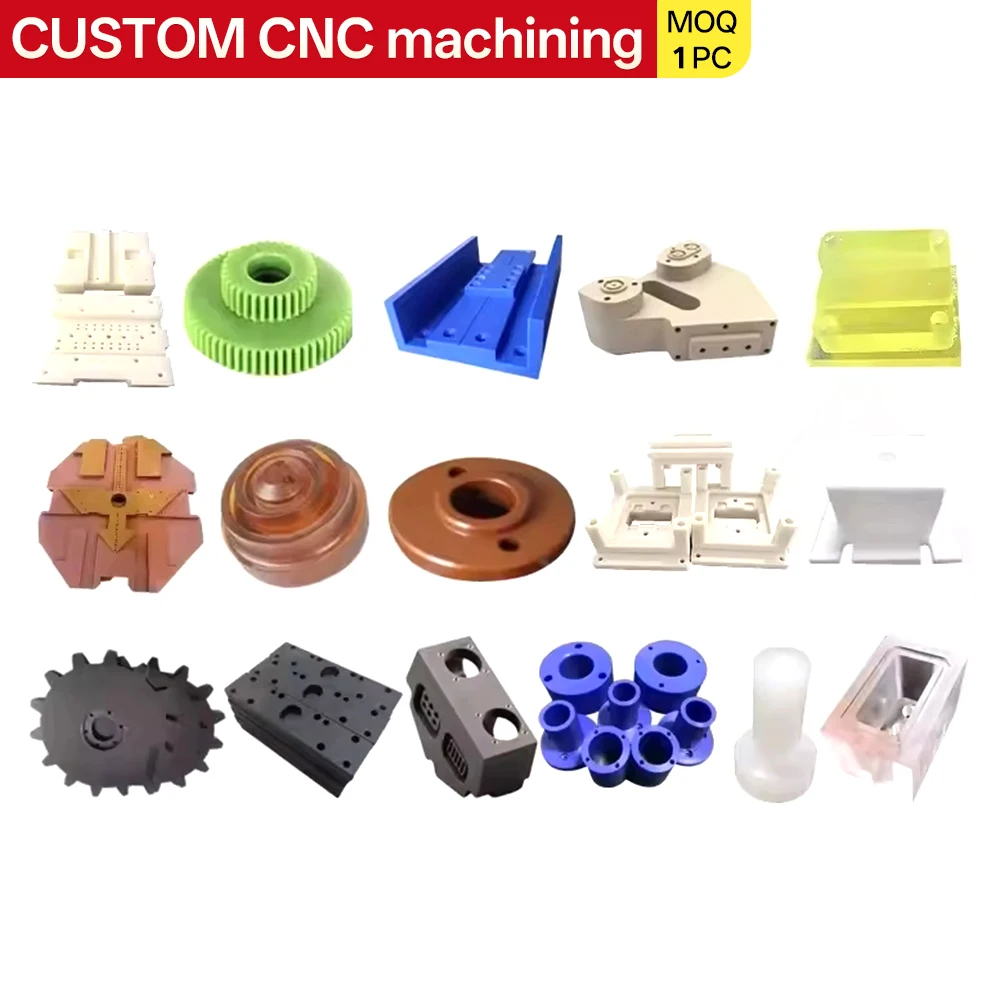 Custom CNC Machining of Plastic Custom Parts Nylon/ABS High-Precision Components Plastic Gears/Sliders/Blocks Processing
