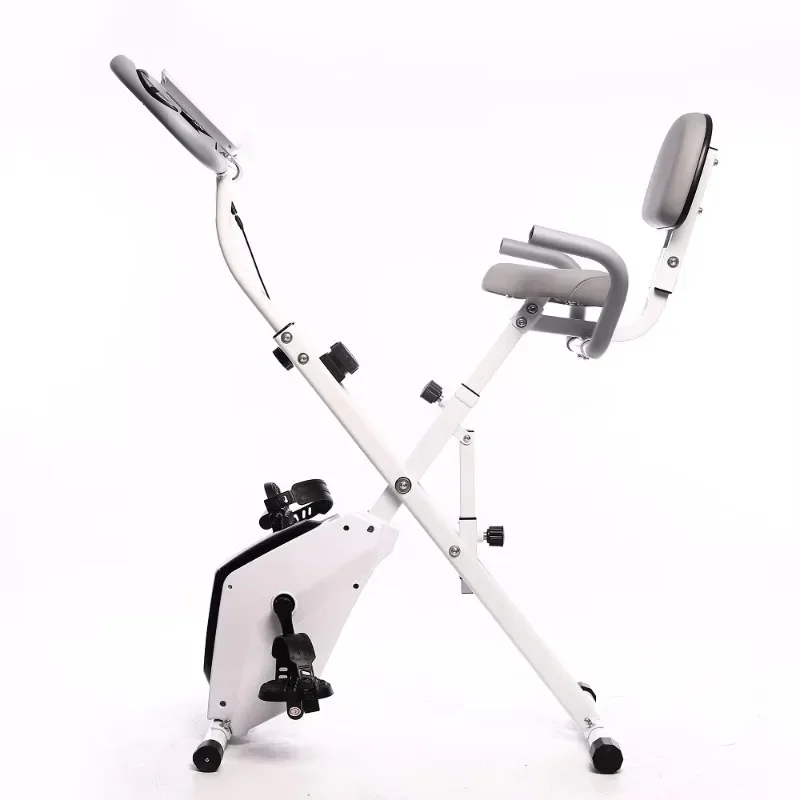 Tread Home Use Sports Exercise Bike - Folding Fitness Magnetic Bike for Home Gym & Effective Training & Body Shaping