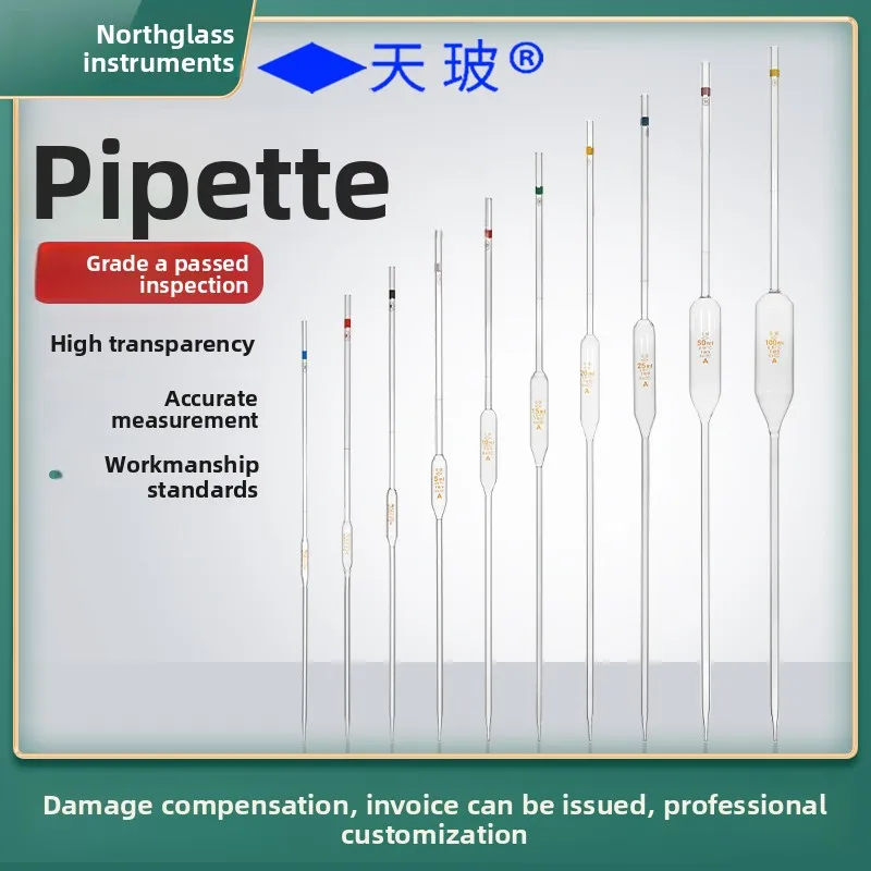 

Tianbo Grade A Bulb Pipette 1/2/3/5/10/15/20/25ml Liquid Sampling Single Mark Lab Dropper