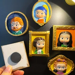 Resin Refrigerator Sticker, 3D Cartoon Magnetic Refrigerator Sticker, Handmade refrigerator magnets, Perfect for art enthusiasts