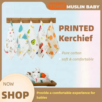 Tdhd התינוק 3 יח 'אמבטיות מגבת בנים בנות 100% כותנה ילדים תינוק מגבות שמיכת בד כביסה גזה בד כביסה תינוק