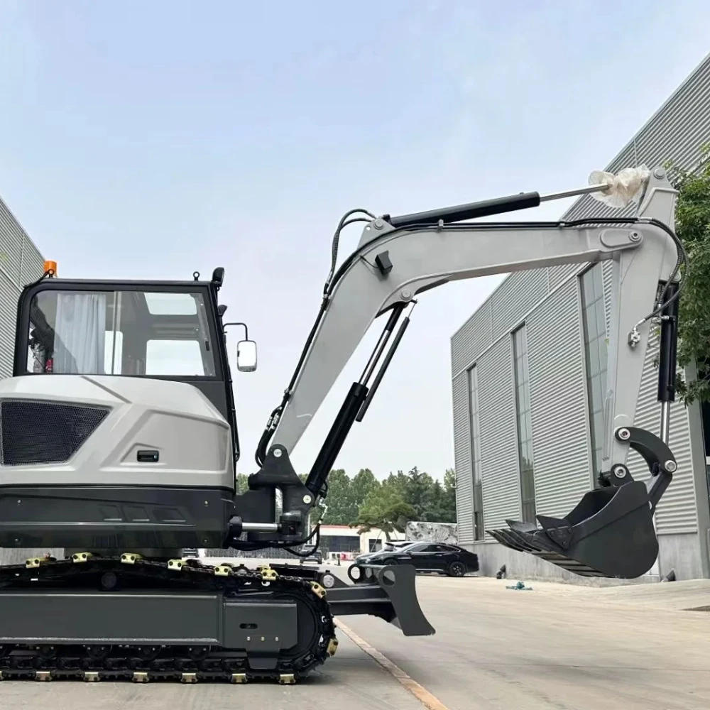 ใหม่ 6.5 ตัน Mini Excavator Kubota เครื่องยนต์ Excavator มี CE/ยูโร 5/EPA Compliance Certificate โรงงาน Outlet