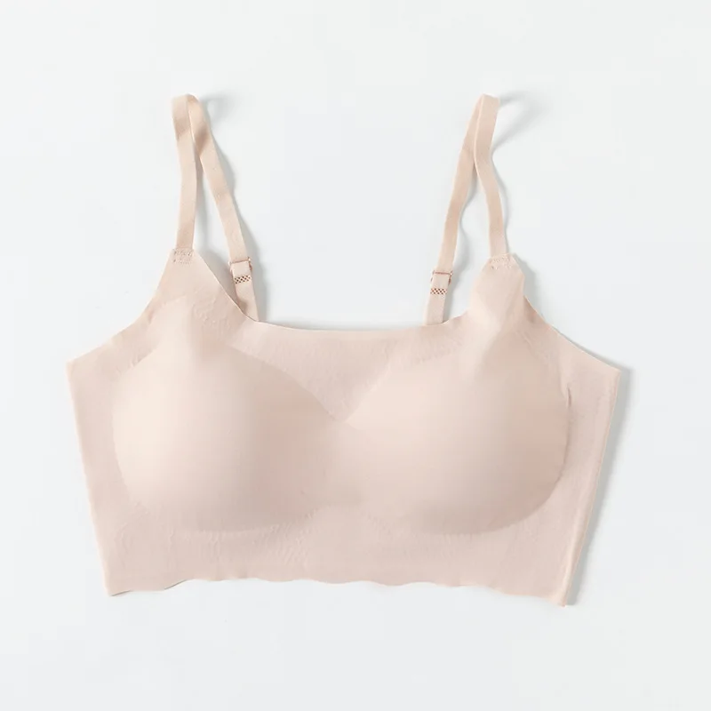 Silk lingerie vest style bra thin and seamless mulberry silk lingerie women's sexy underwire bra yoga
