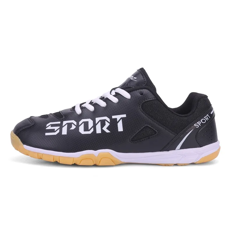 Chaussures de tennis de table pour hommes et femmes, chaussures de badminton, chaussures de sport confortables, chaussures non aldées absorbant les chocs, entraînement physique