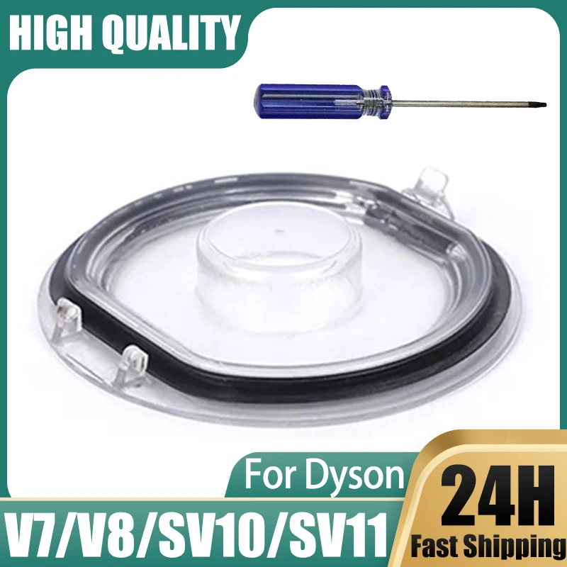 Stofbak Deksel Voor Dyson V7 V8 SV10 SV11 Draadloze Stofzuiger Stofafscheider Doos Bottom Cover Afdichtring Cap Vervanging