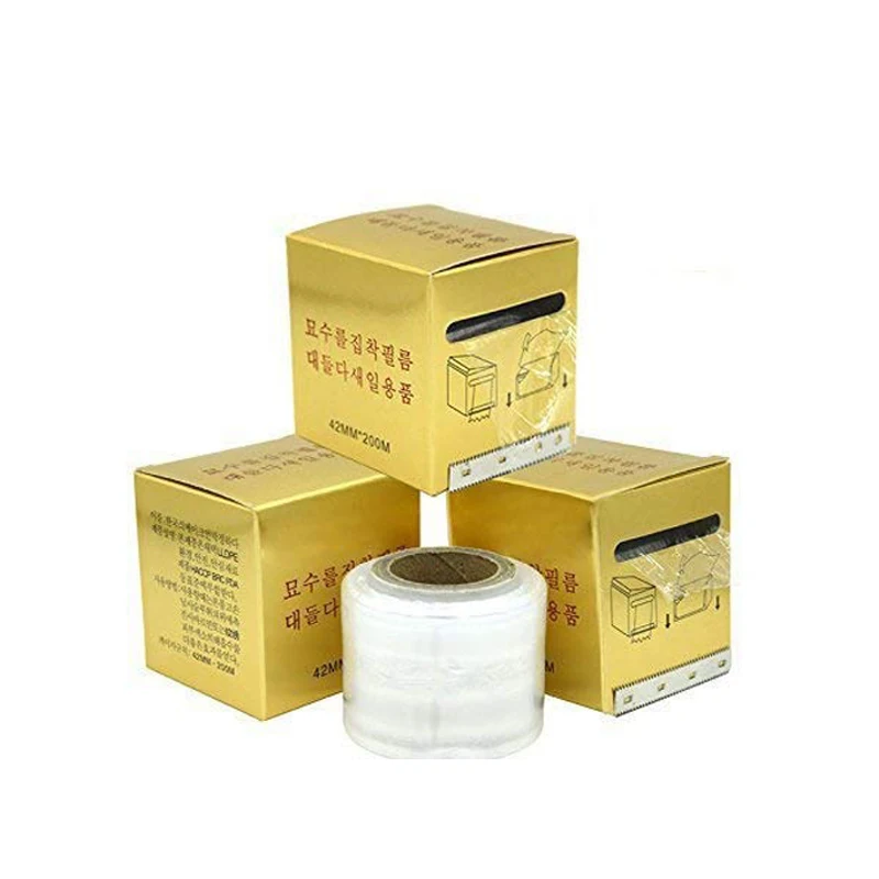 

3 Roll Tattoo Film Wrap Plastic Preservative Clear Disposable Eyebrow Lips Body Tattoo Make Up Supplies Tape Roll 42mm*200mm
