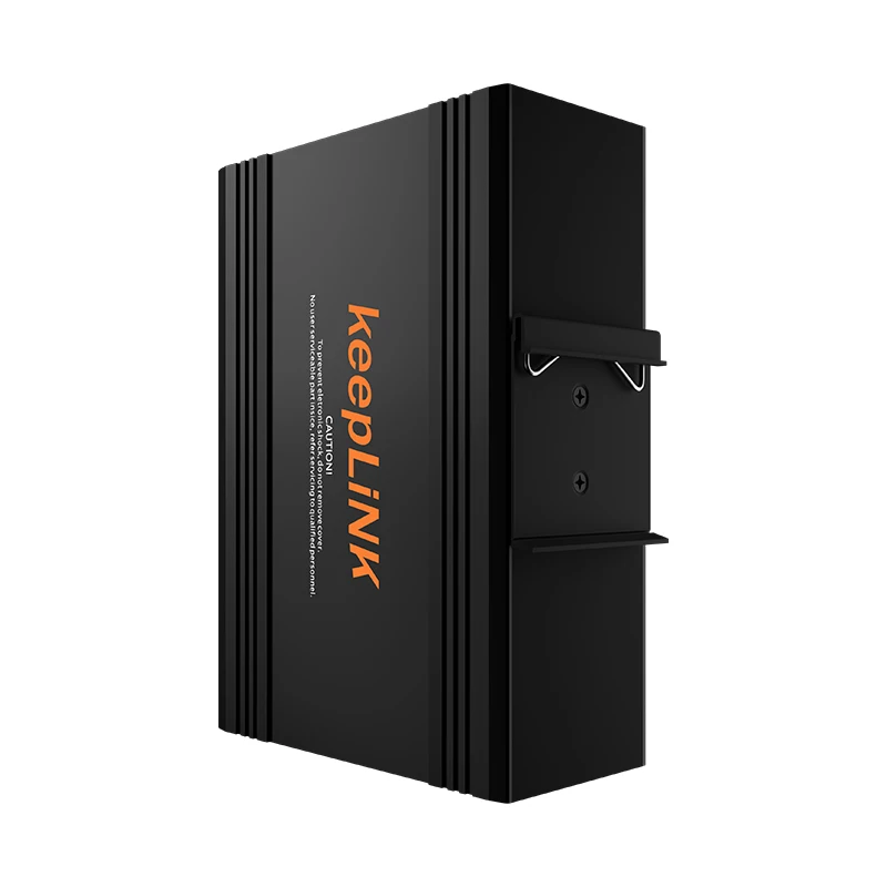 KeepLiNK Industrial L3 Managed Gigabit PoE++ Switch, 6xPoE+ & 2 xPoE++ Ports, 2x SFP, -40~75°C, DIN-Rail