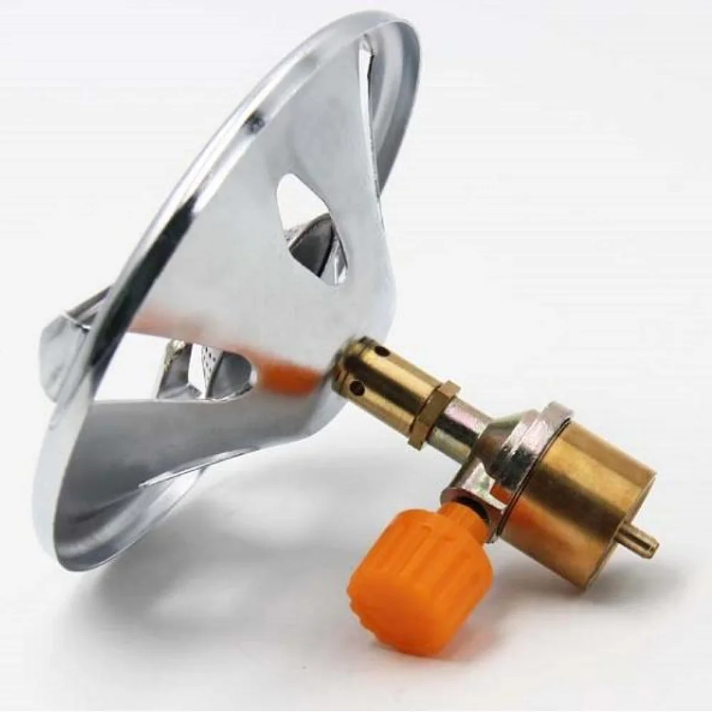 For Propane Gas Cylinder Compatible Portable Camping Stove Built with Copper and Iron Components for Durability
