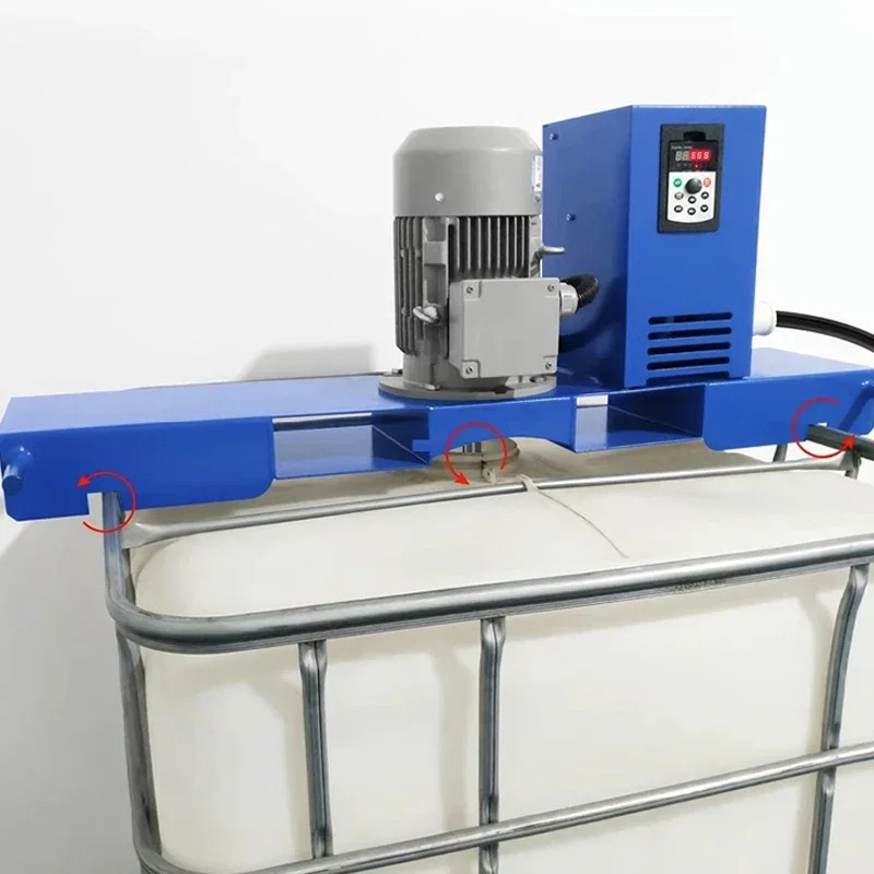 2.2KW Vertical Electric Mixer 1000L IBC Barrel Low Speed Adjustable Material Stirrer