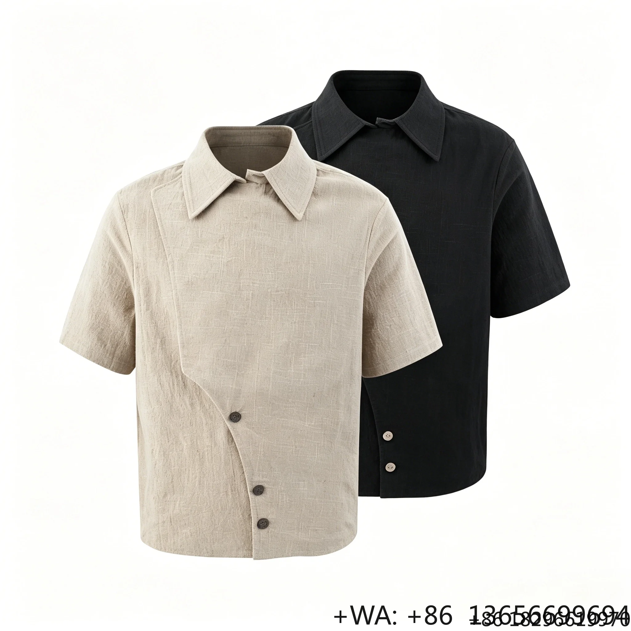 chemise-de-bureau-formelle-a-manches-longues-en-coton-de-couleur-unie-avec-logo-personnalise-en-gros