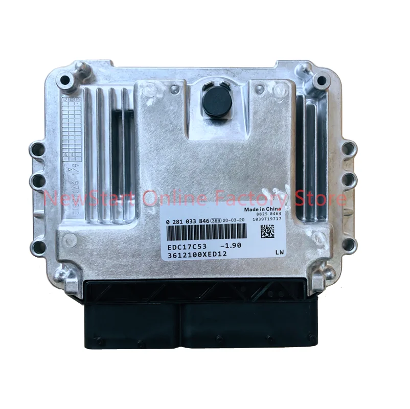 

0281033846 New ECU Original Engine Computer Board Electronic Control Unit EDC17C53 Fit for Wingle 5 6 7 4D20D 4D20E