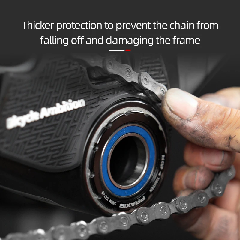 

For Colnago V3 Road Bike - Frame Down Tube/Bottom Bracket Rubber Protective Film, Sticker, Bicycle Accessories
