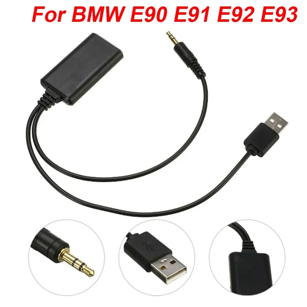 

Car Wireless Bluetooth Cable Adapter Receiver AUX HIFI Sound Quality Music Audio Stereo Receiver For BMW E90 E91 E92 Audio Line