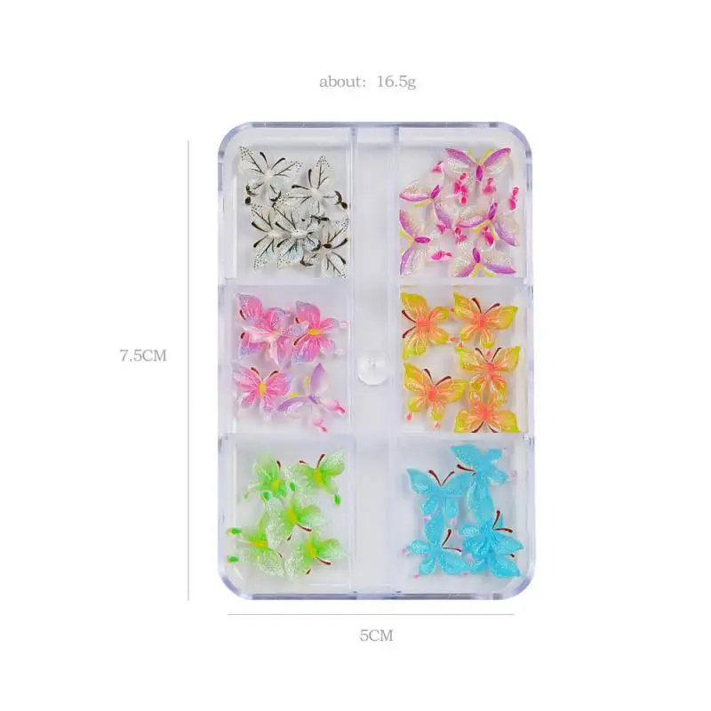 Butterfly Nail Art Accessories Water Proof Durable And Scratch Resistant Lasting Beauty Full Luster Atmosphere Nail Accessories