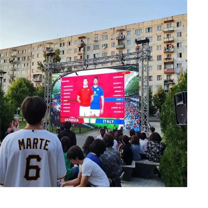 Customizable Outdoor P3.91 500*500Mm Die-Casting Aluminum Rental Advertising Digital Display Board Led Stage Background Display
