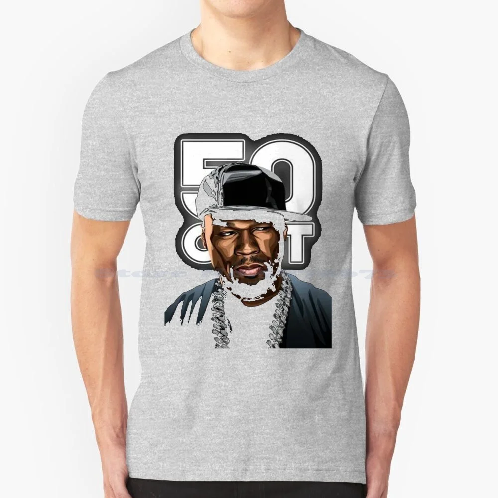 New 50 Cent T Shirt 100% Cotton Tee 50 Cent Curtisjackson 50 Cent Cutris Jackson 50 Cent Best Selling 50 Cent Rapper 50 Cent