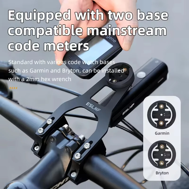 ESLNF Stainless Steel Bicycle Computer Mount Holder Mountain Bike Road Bike Universal Computer Holder Bicycle Accessories