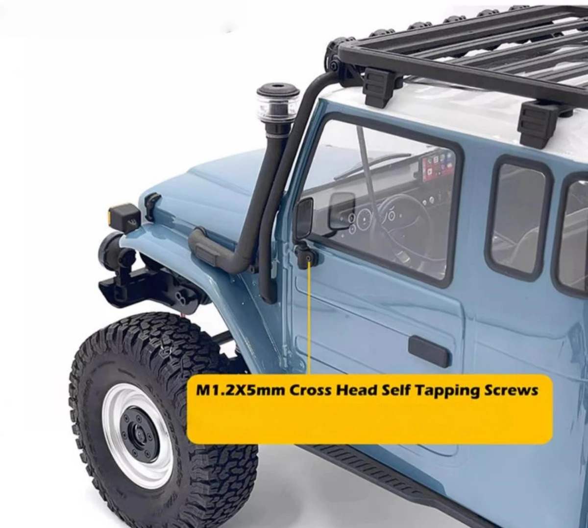 

1/10 rock crawler truck vp vs4-10 phoenix body Rear Mirrors rc car 1:10 scale option parts accessories