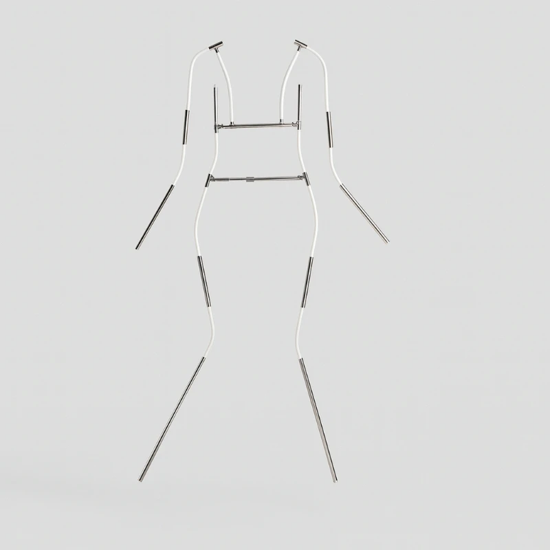 Commercial Garment Display Form Invisible Clothes Hanger for Dress Shooting Mannequin Substitute Clothing Store Clothes Storage