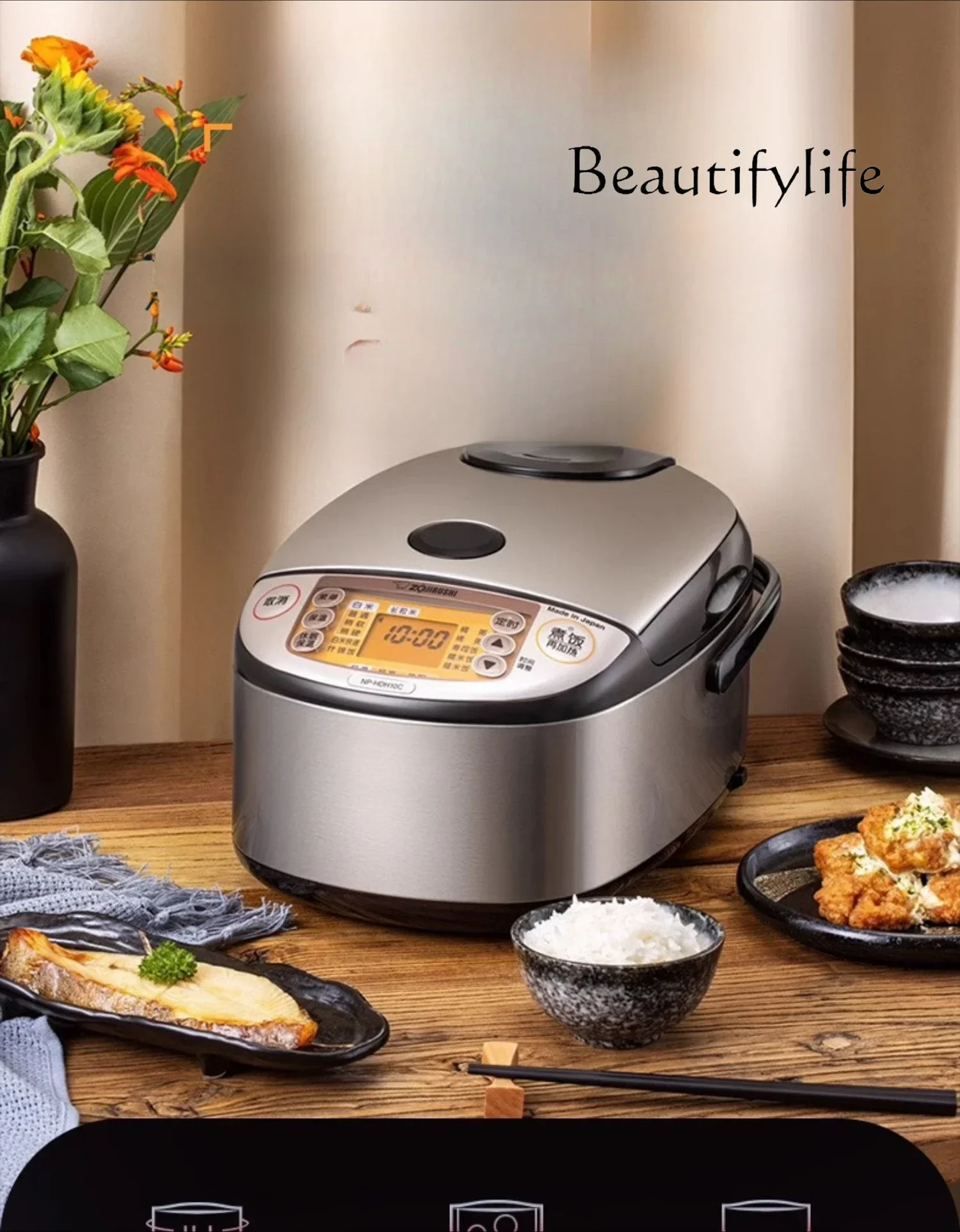 Rice cooker household multi-functional cooking rice multi-functional rice cooker suitable for 6-10 people