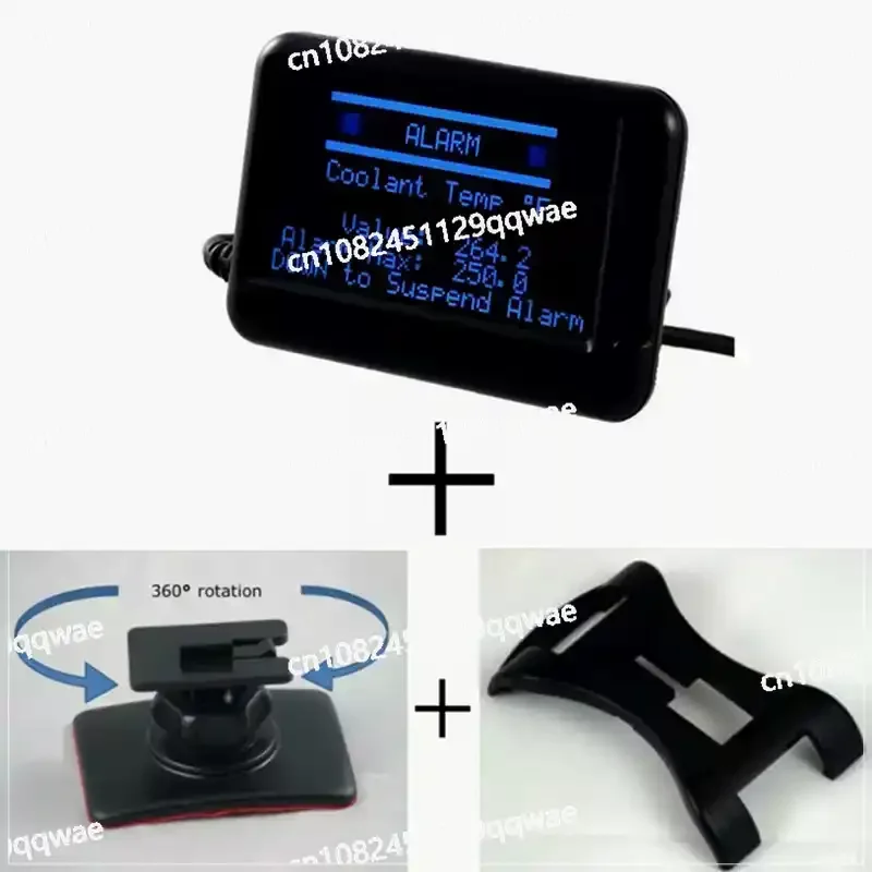 EM Plus v1.4c Mini UltraGauge EM Plus OBD II, OBD2 Read & Pending Trouble Codes Code Scan Tool - Ultra Gauge HOOK & LOOP PAD