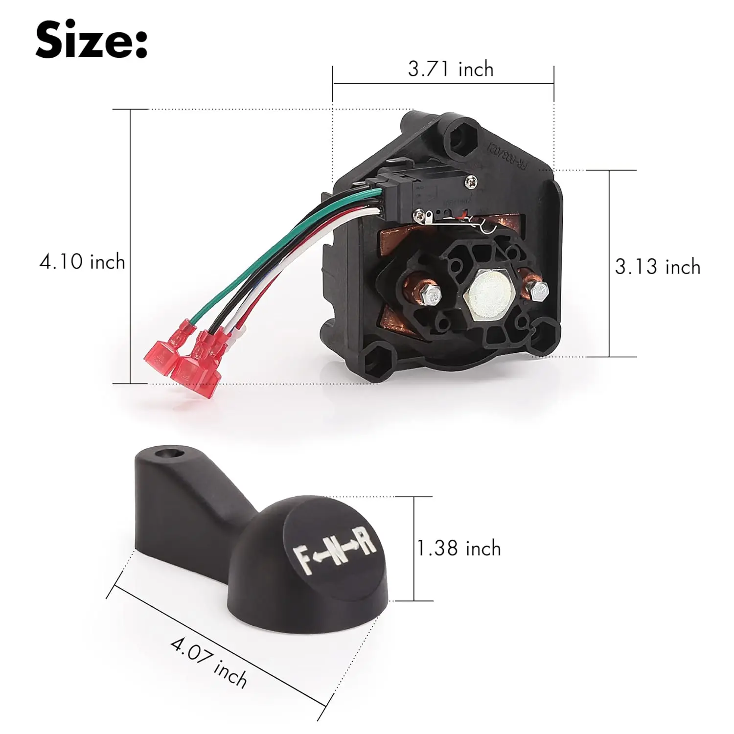 Golf Cart Forward And Reverse Switch With Handle For Club Car 96-Up DS 48 Volt, Replaceable101753005