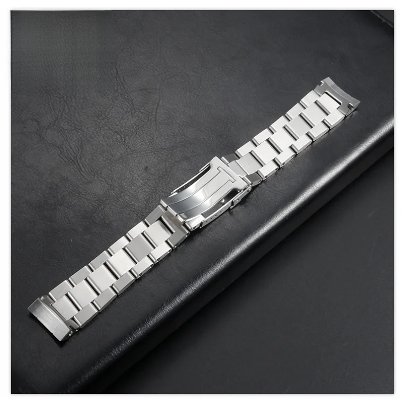 

Мужской браслет Super Ocean из цельной нержавеющей стали, изогнутый, 22 мм, совместим с часами Breitling Avenger со стальным ремешком