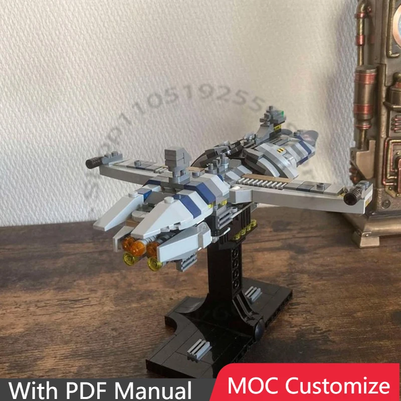 

438 PCS Star Battle Midi-Scale Cosmic Frigate MOC Customize Modular Building Block Design Model Creative DIY Toy Birthday Gift