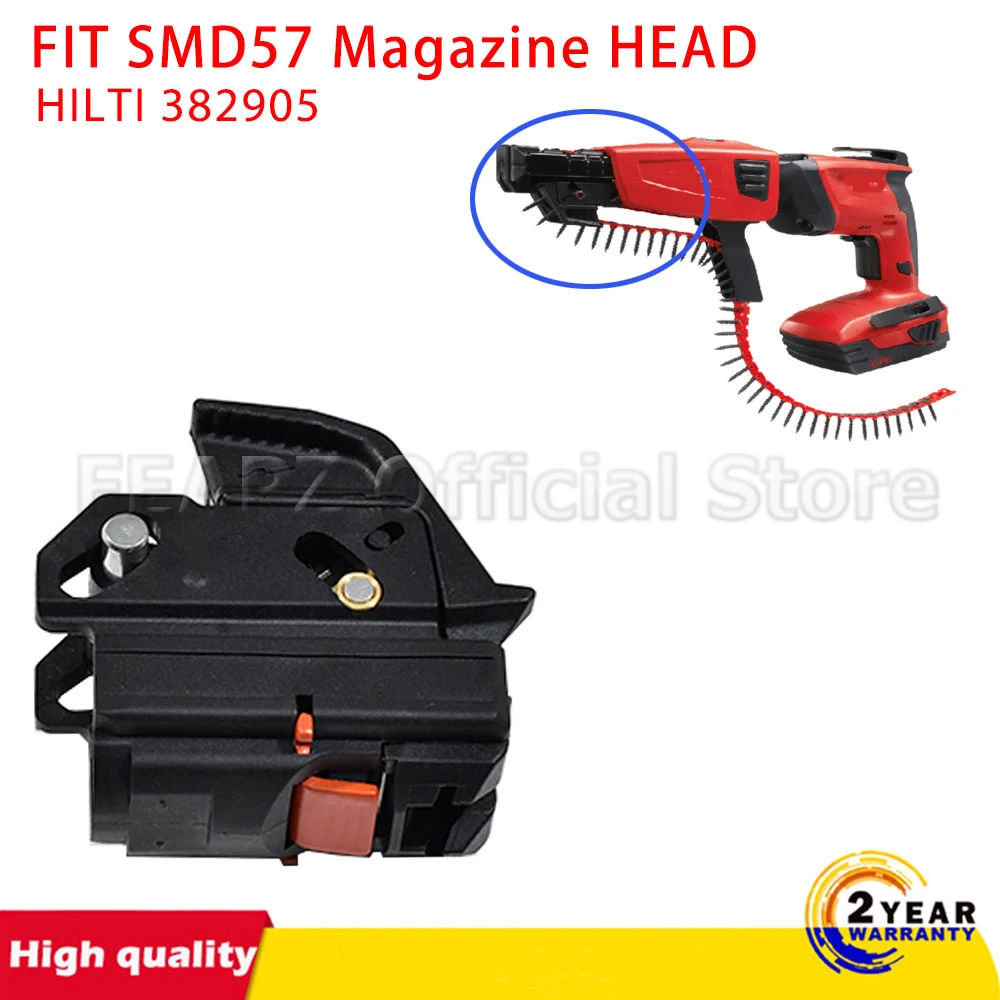 

OEM 382905 Drive Head Assembly for HILTI SMD 57 - High Torque Hex Shaft with Impact Resistant Magazine Gear