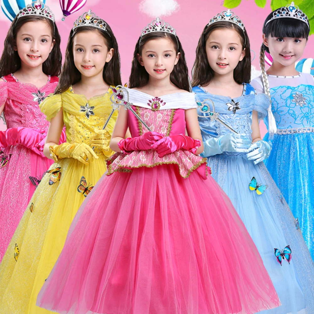 

Children's Princess Dress: Halloween Princess Dress Is Available in A Variety of Sizes